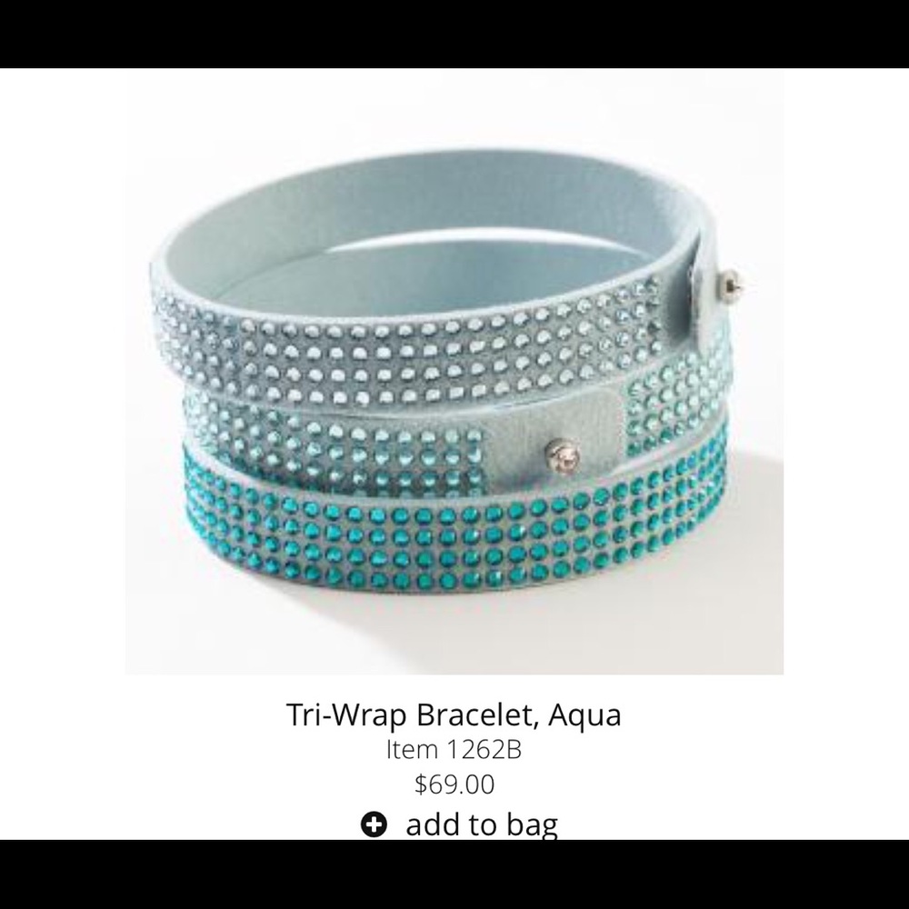 Touchstone Crystal wrap around bracelet